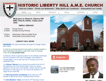 Tablet Screenshot of libertyhillame.com